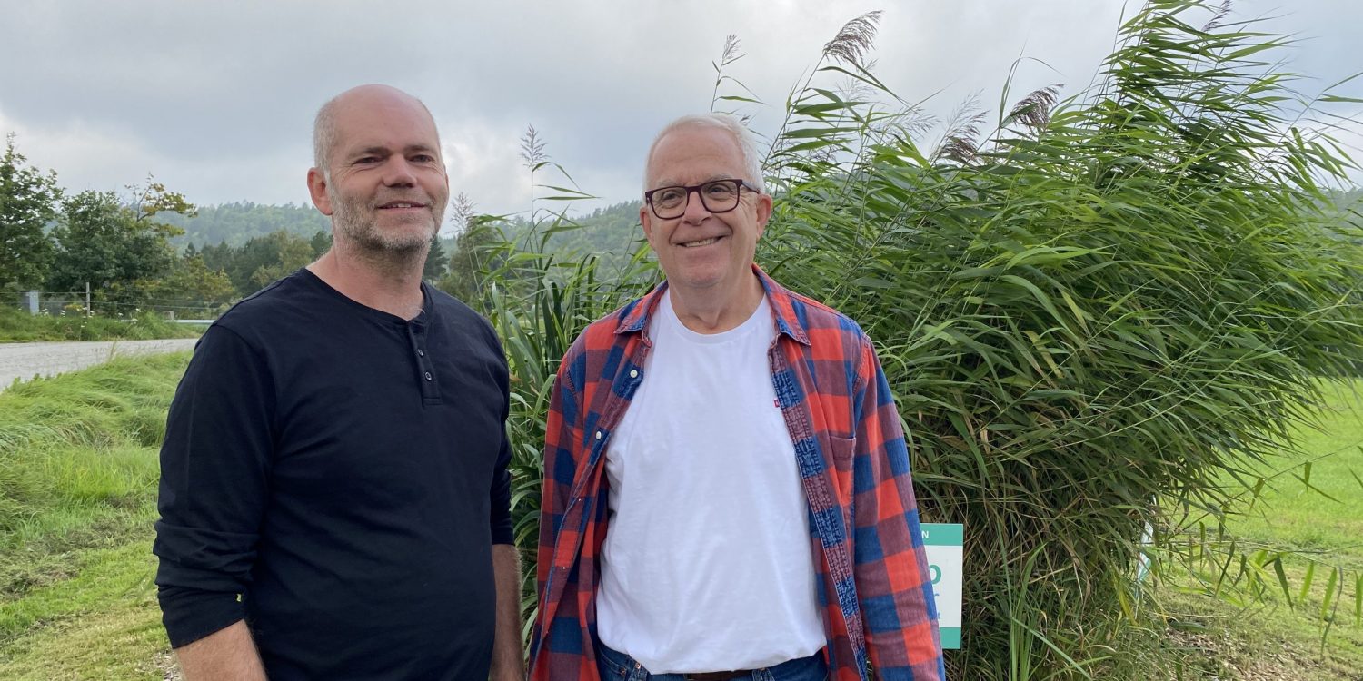 Calle och Göran har en Visning av Bioreningsverk i Romelanda.